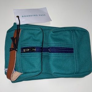New boarding pass toiletry bag zipped cosmetic